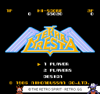 Game screenshot of Terra Cresta