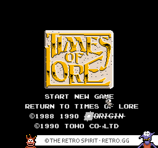 Game screenshot of Times of Lore