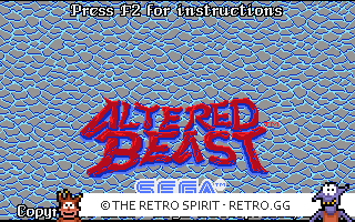 Game screenshot of Altered Beast