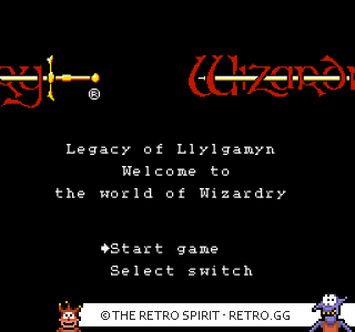 Game screenshot of Wizardry II: Llylgamyn no Isan