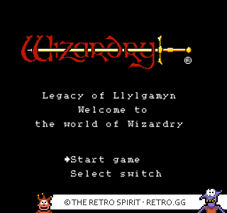 Game screenshot of Wizardry II: Llylgamyn no Isan