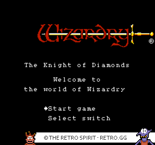 Game screenshot of Wizardry III: Diamond no Kishi