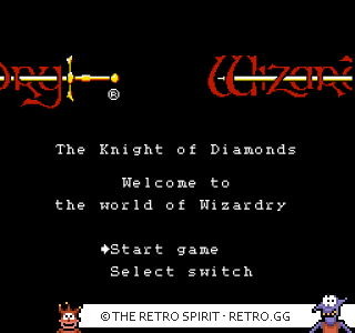 Game screenshot of Wizardry III: Diamond no Kishi