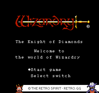 Game screenshot of Wizardry III: Diamond no Kishi