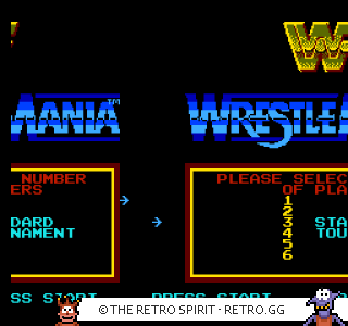 Game screenshot of WWF WrestleMania