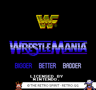 Game screenshot of WWF WrestleMania