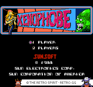 Game screenshot of Xenophobe