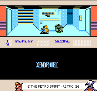 Game screenshot of Xenophobe