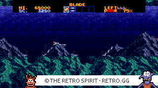 Game screenshot of Thunder Force IV