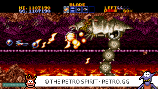 Game screenshot of Thunder Force IV