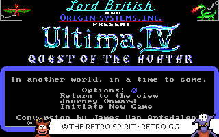 Game screenshot of Ultima IV: Quest of the Avatar