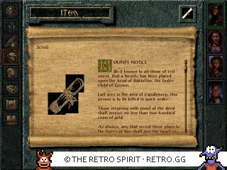 Game screenshot of Baldur's Gate