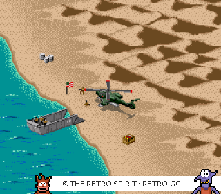 Game screenshot of Desert Strike: Return to the Gulf