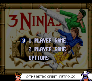 Game screenshot of 3 Ninjas Kick Back