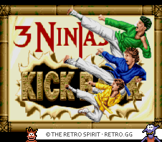 Game screenshot of 3 Ninjas Kick Back