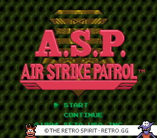 Game screenshot of A.S.P. Air Strike Patrol