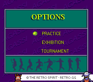 Game screenshot of Andre Agassi Tennis