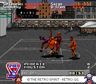 Game screenshot of Barkley Shut Up and Jam!