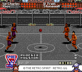 Game screenshot of Barkley Shut Up and Jam!