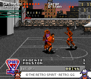 Game screenshot of Barkley Shut Up and Jam!