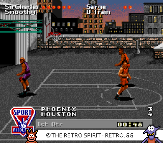 Game screenshot of Barkley Shut Up and Jam!