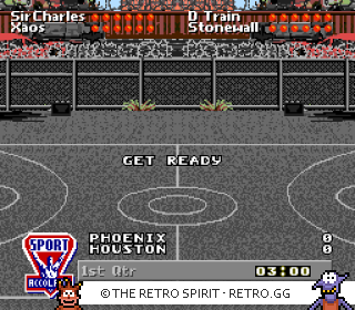 Game screenshot of Barkley Shut Up and Jam!