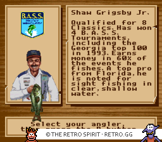 Game screenshot of Bass Masters Classic: Pro Edition