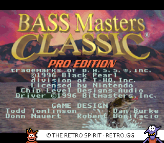 Game screenshot of Bass Masters Classic: Pro Edition