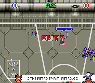 Game screenshot of Bill Laimbeer's Combat Basketball