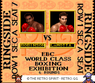 Game screenshot of Boxing Legends of the Ring