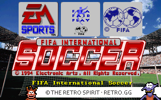 Game screenshot of FIFA International Soccer 