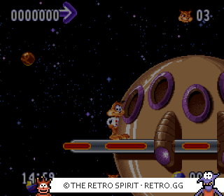 Game screenshot of Bubsy II