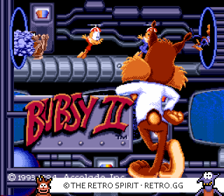 Game screenshot of Bubsy II