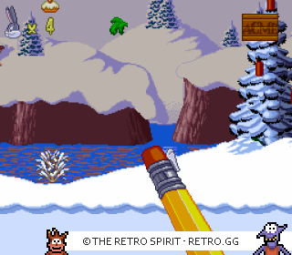 Game screenshot of Bugs Bunny Rabbit Rampage