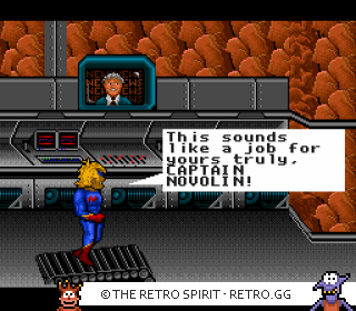 Game screenshot of Captain Novolin