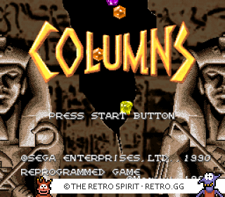 Game screenshot of Columns