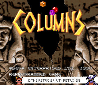 Game screenshot of Columns