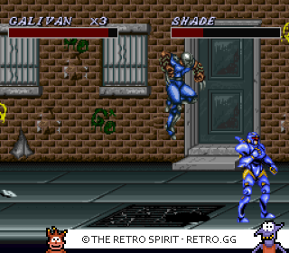 Game screenshot of Cosmo Police Galivan II: Arrow of Justice