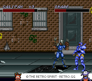 Game screenshot of Cosmo Police Galivan II: Arrow of Justice