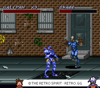 Game screenshot of Cosmo Police Galivan II: Arrow of Justice