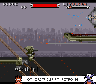 Game screenshot of Cybernator