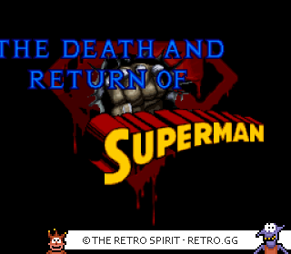 Game screenshot of The Death and Return of Superman