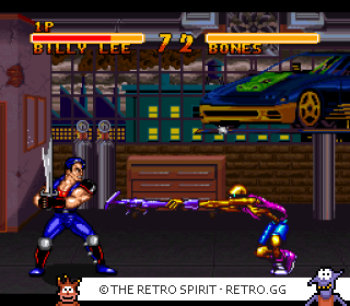 Game screenshot of Double Dragon V: The Shadow Falls