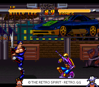 Game screenshot of Double Dragon V: The Shadow Falls