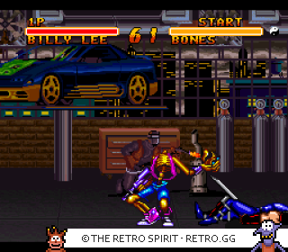 Game screenshot of Double Dragon V: The Shadow Falls