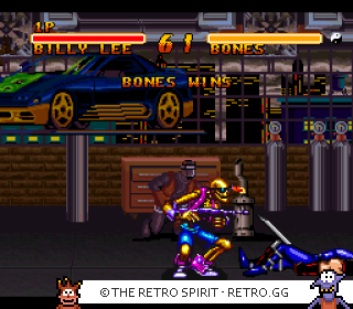 Game screenshot of Double Dragon V: The Shadow Falls