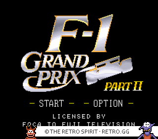 Game screenshot of F-1 Grand Prix Part II