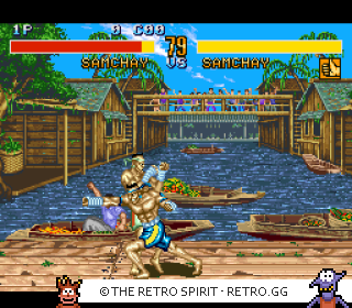 Game screenshot of Fighter's History