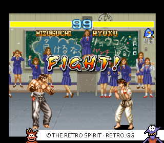 Game screenshot of Fighter's History: Mizoguchi Kiki Ippatsu!!