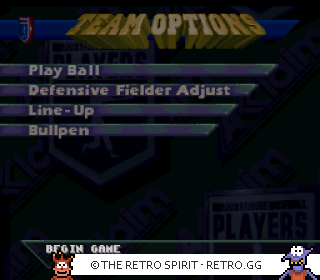 Game screenshot of Frank Thomas' Big Hurt Baseball